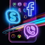 Logo of Neon Icon Designer App android Application 