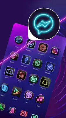 Neon Icon Designer App android App screenshot 0