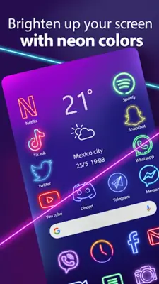 Neon Icon Designer App android App screenshot 5