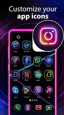 Neon Icon Designer App android App screenshot 6